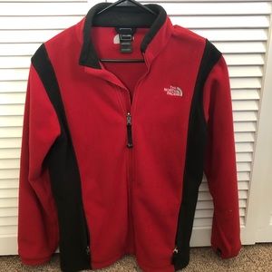 Red North Face Fleece Jacket